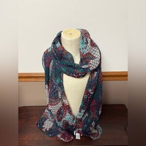 Big Buddha Colorful Paisley Wrap